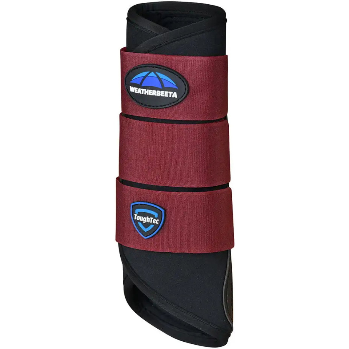 2025 Weatherbeeta Tough-Tec Prime Brushing Boots 1027503 - Black Maroon